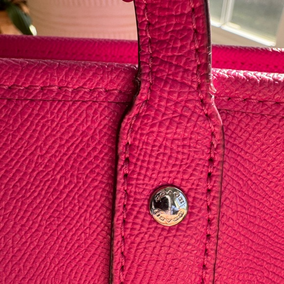 Coach Pink Leather Tote Bag - Picture 2 of 14